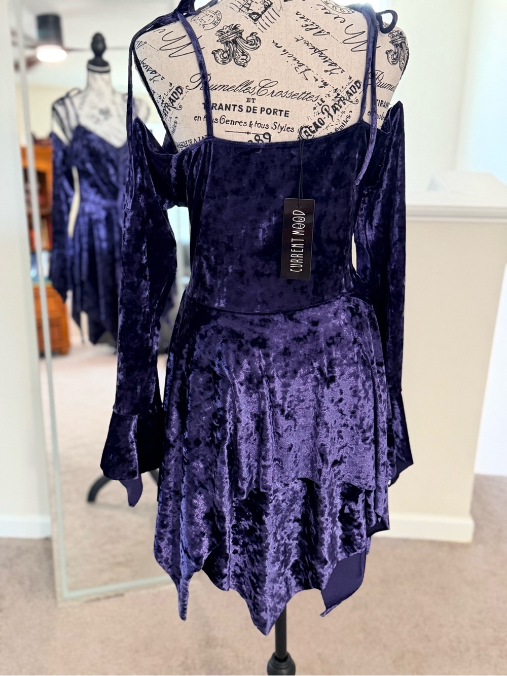 NWTDolls Kill Current Mood F is for Fairies Handkerchief Dress Purple Velvet XXL - Picture 6 of 6